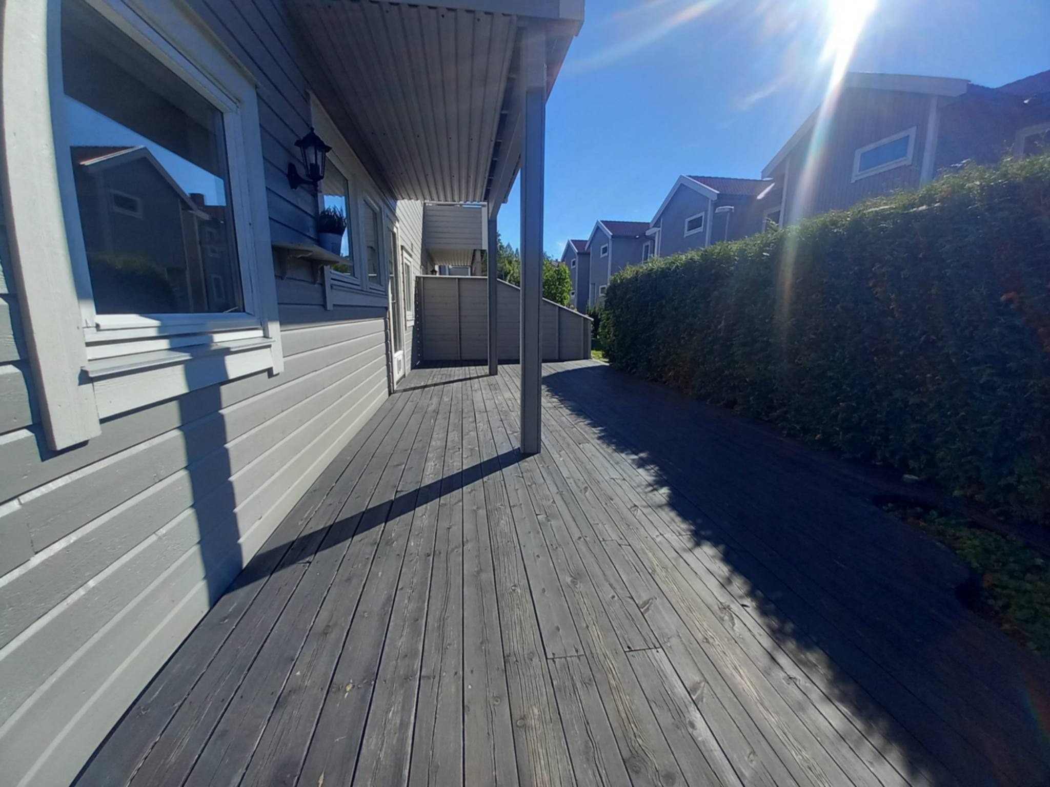 Sydvendt terrasse